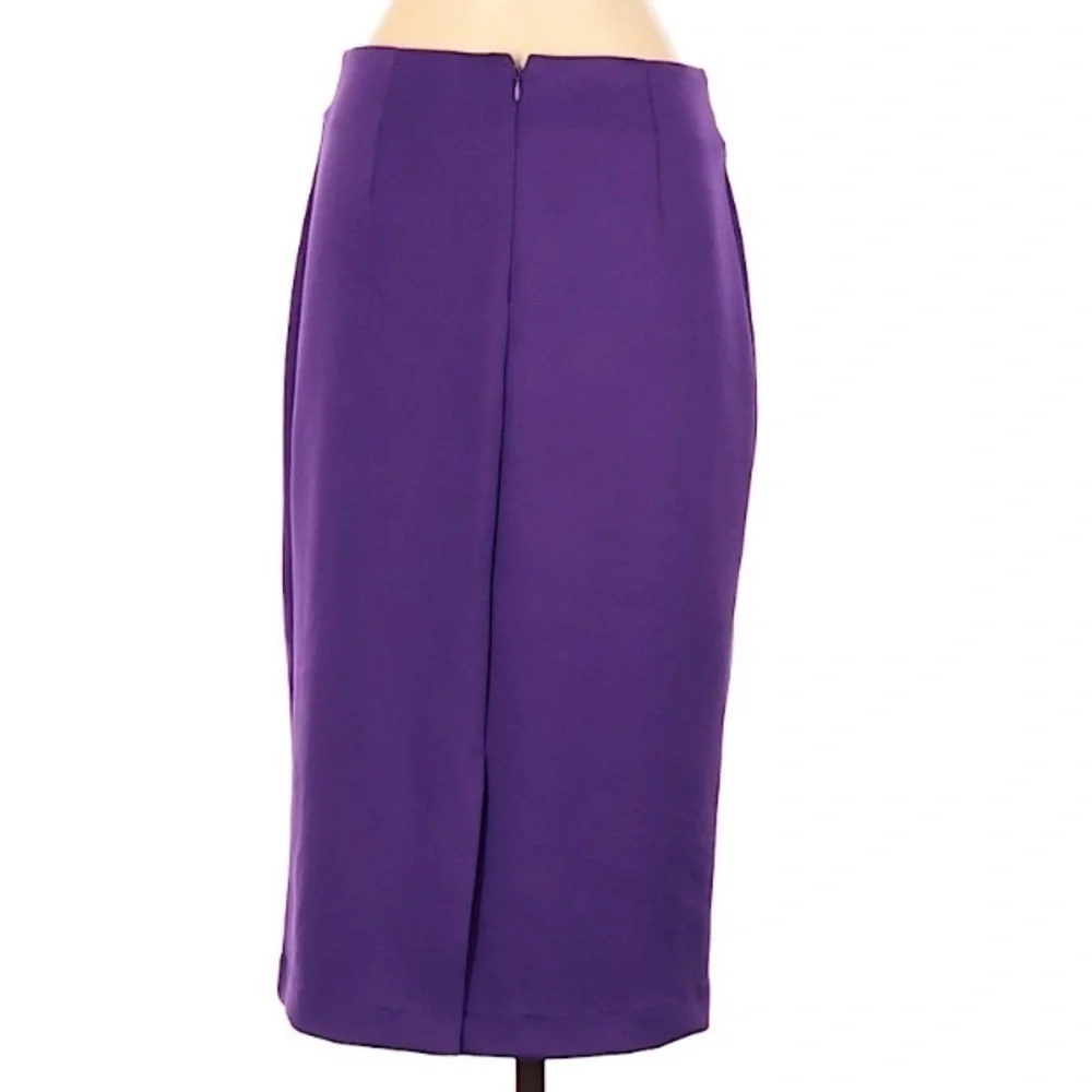 New York & Company purple stretch pencil skirt 4 women’s career professional